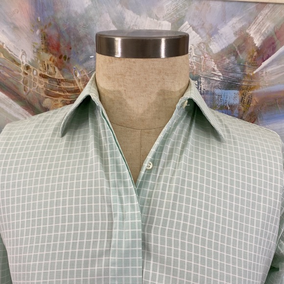 🌹From Collars To Cuffs Button Front Blazer Shirt - Picture 4 of 8